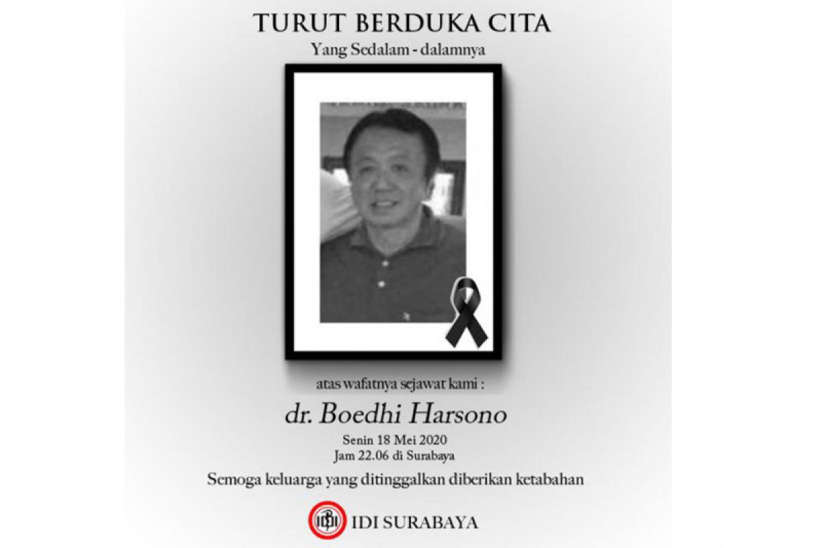 Surabaya administration condoles death of doctor from COVID-19