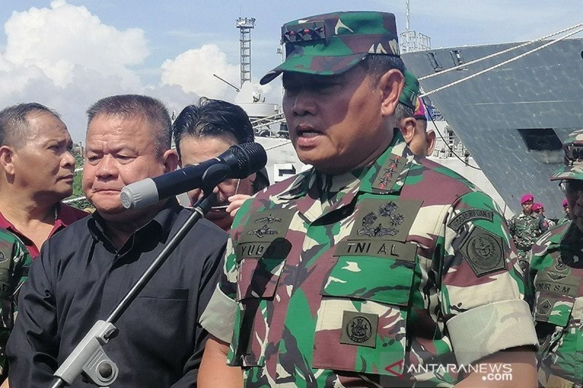 Presiden Joko Widodo lantik Laksamana TNI Yudo Margono sebagai KSAL