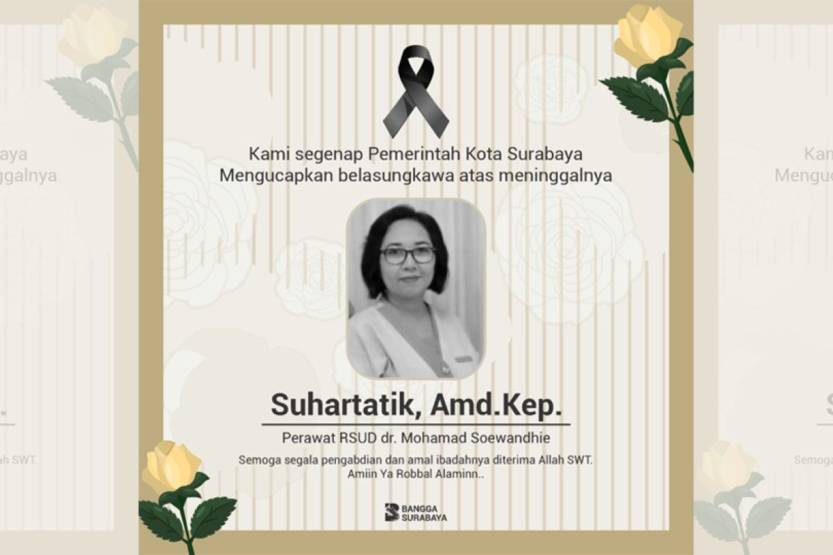 COVID-19 task force confirms death of nurse in Surabaya City