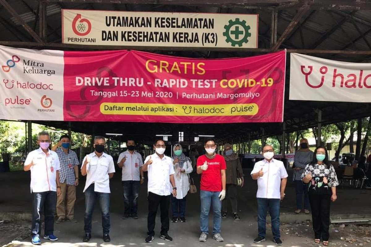 Perhutani dan RS Mitra Keluarga gelar tes cepat  COVID-19  gratis