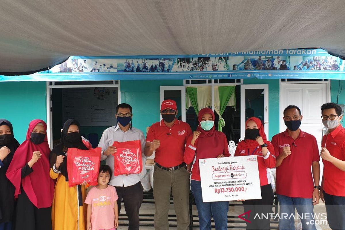 Telkom Kaltara salurkan donasi Indihome Berbagi Berkah