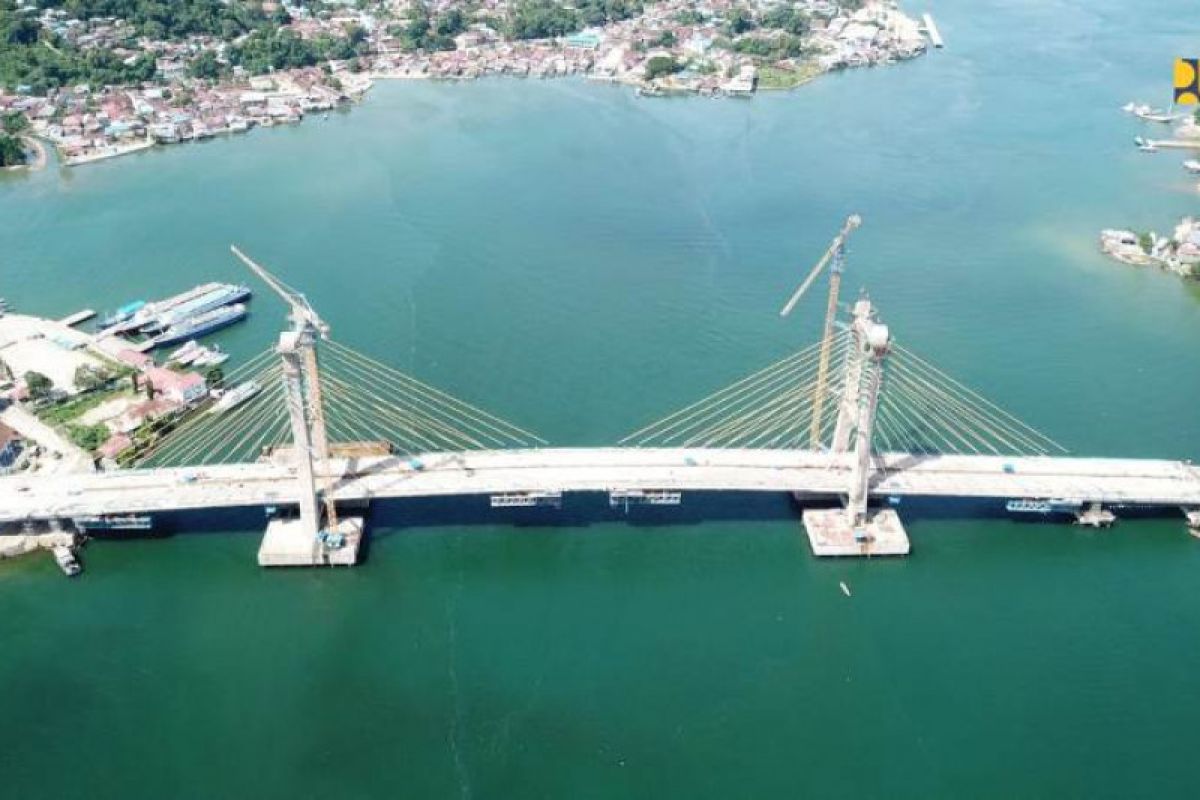 Capai 92 persen, Jembatan Teluk Kendari diharapkan segera rampung