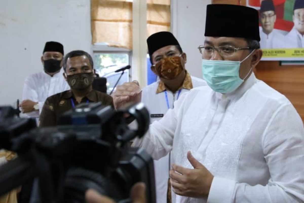 Bupati Muba Dodi Reza dan pemuka agama serukan shalat Id di rumah