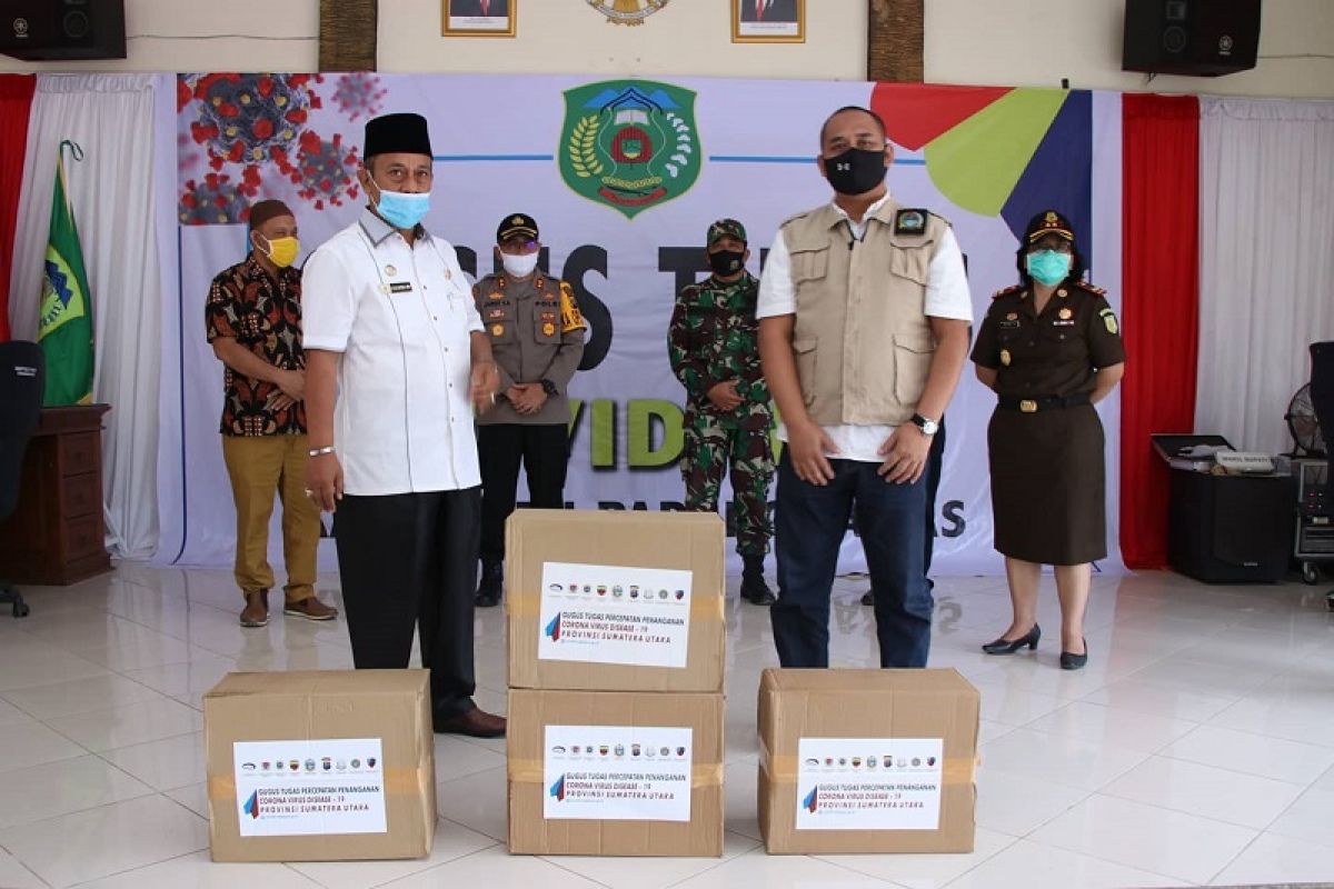 Pemprov Sumut salurkan bantuan sembako JPS ke Kabupaten  Padang Lawas