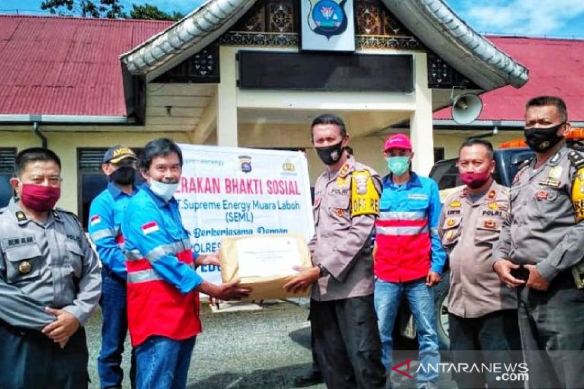 PT SEML gandeng Polres Solok Selatan salurkan bantuan sembako