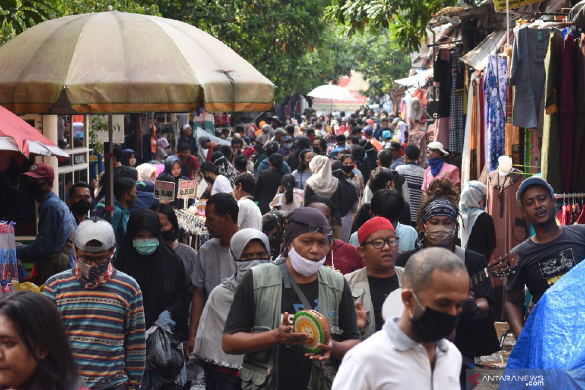 Sebanyak delapan pasar tradisional jadi sumber penularan COVID-19 di Jakarta