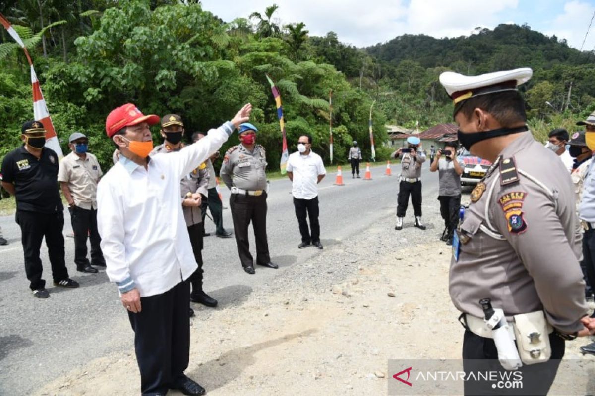 Di tengah COVID-19, pemudik melintasi Tapsel tetap diawasi