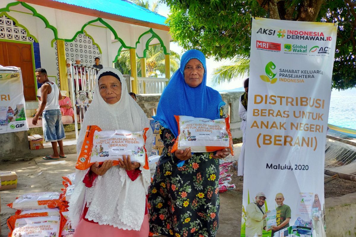 ACT-MRI Maluku suplai beras gratis untuk warga Kota Ambon dan Maluku Tengah