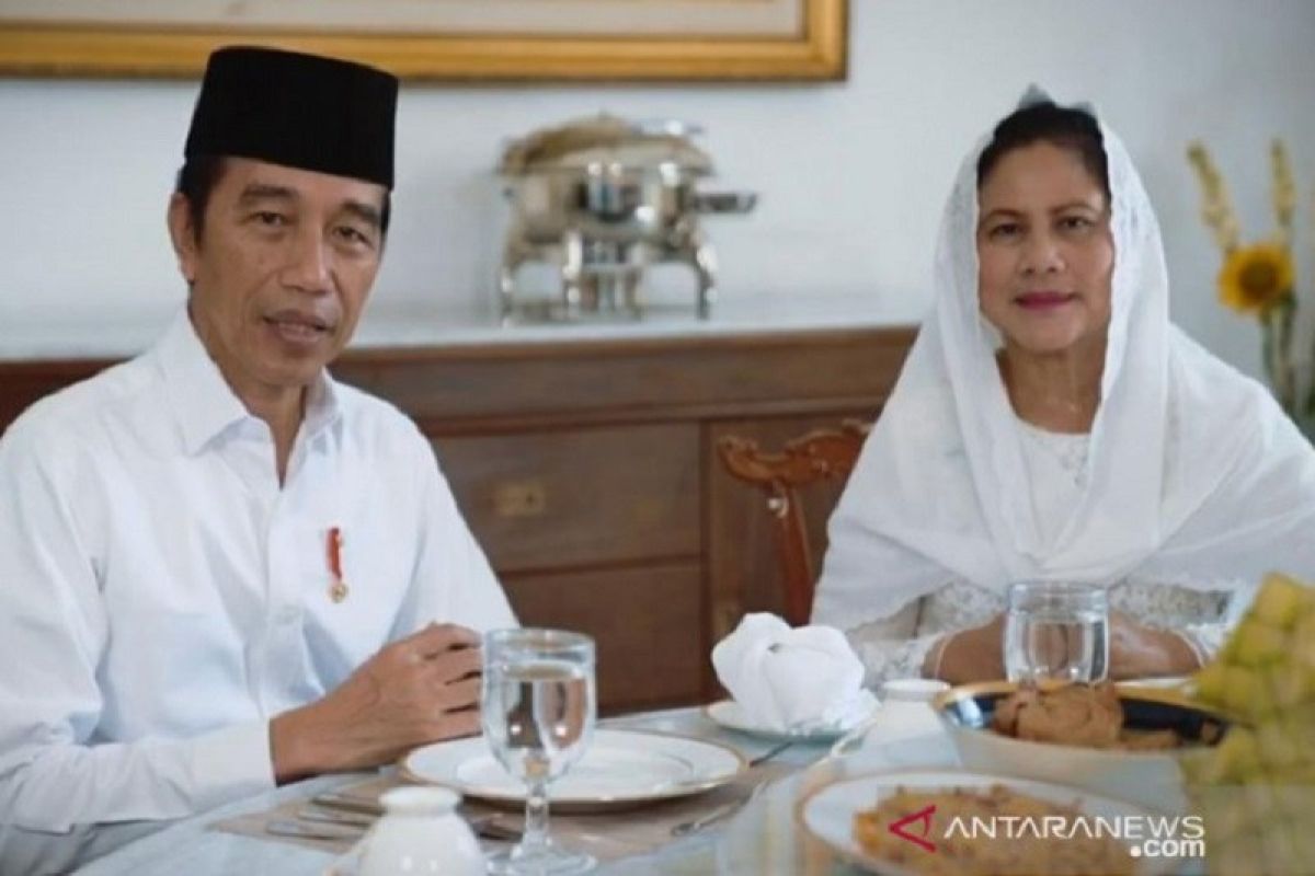 Presiden Jokowi dan Ibu Negara sampaikan ucapan selamat Idul Fitri 1441 H