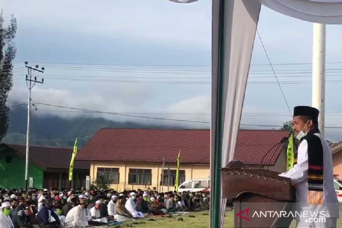 Bupati sampaikan mundur dari jabatan saat sambutan Shalat Id