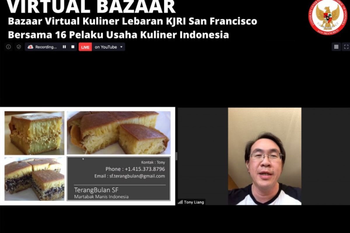 KJRI San Francisco gelar bazar virtual kuliner Lebaran