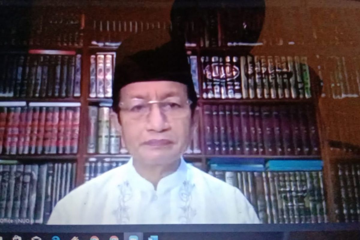 FK UMI halal bihalal secara virtual hadirkan imam besar Masjid istiqlal
