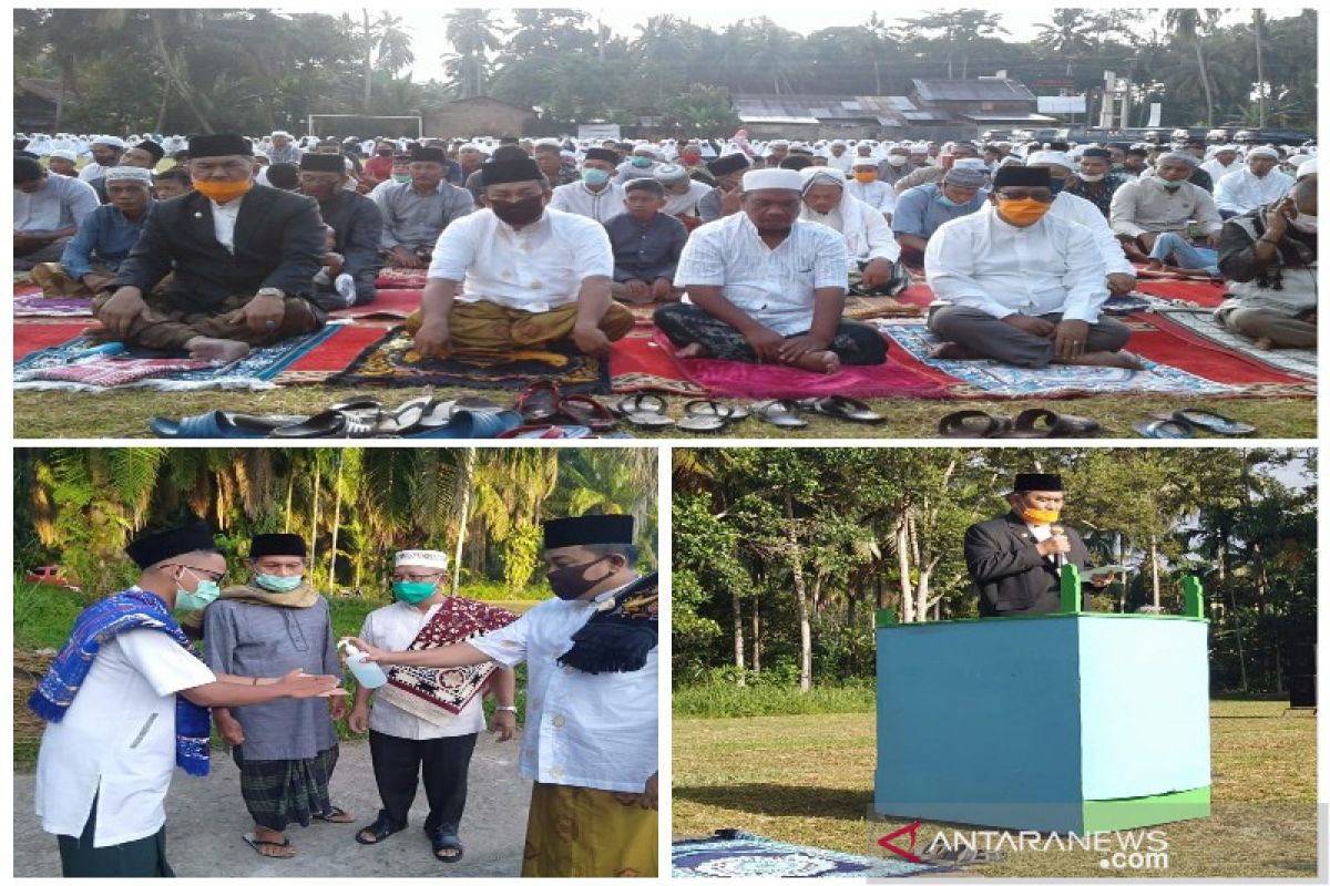 Shalat Ied Pemkab Tapsel terapkan protokoler kesehatan