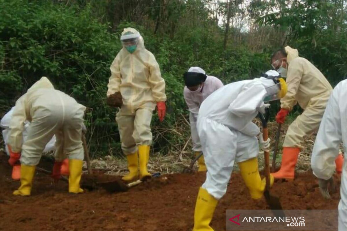 Bintara polisi Lubuklinggau dimakamkan dengan protokol COVID-19