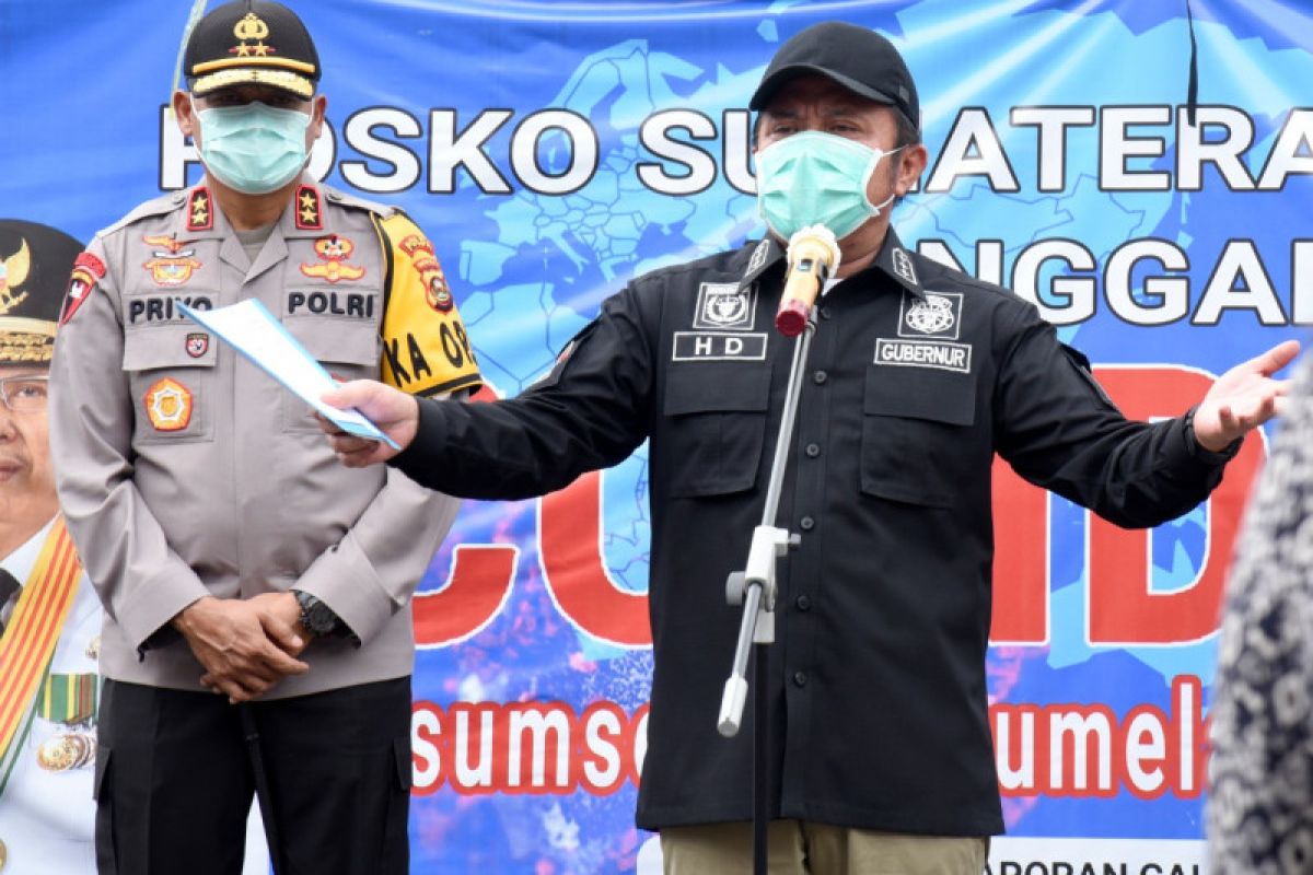 Gubernur Sumsel ingatkan kembali petugas dalam penegakan PSBB harus utamakan etika