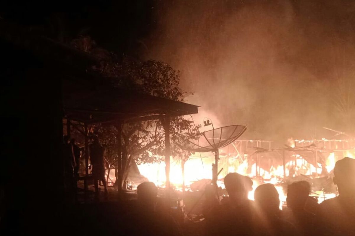 Lima unit rumah di pedalaman Aceh Utara terbakar