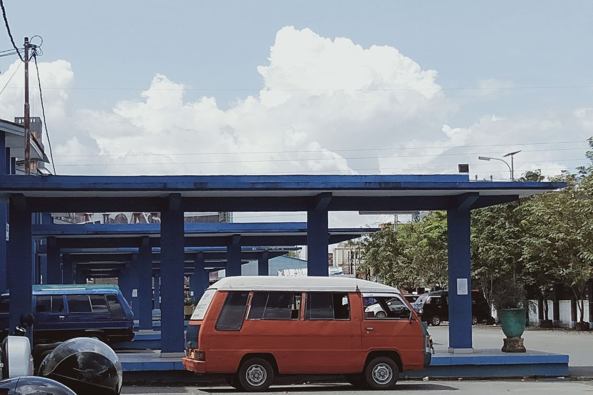 Penumpang di Terminal KM-6 Banjarmasin usai lebaran sepi