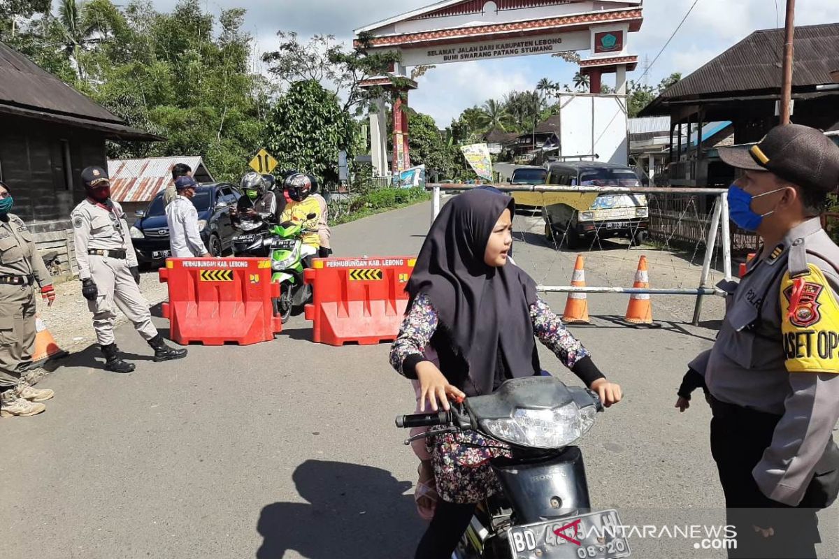 Perbatasan Kabupaten Lebong ditutup 24-27 Mei