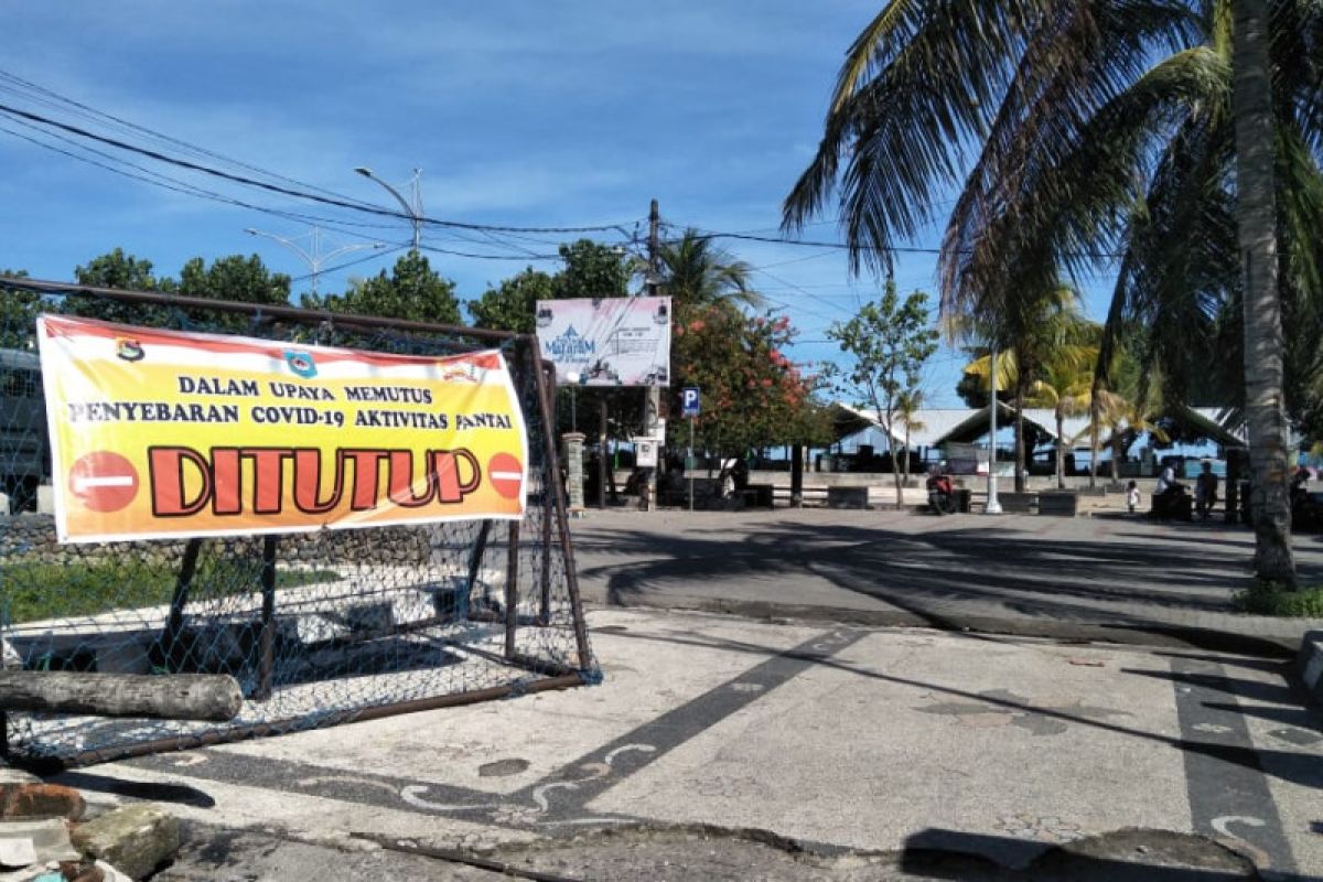 Objek wisata pantai di Kota Mataram sepi pengunjung pada H+1 Lebaran