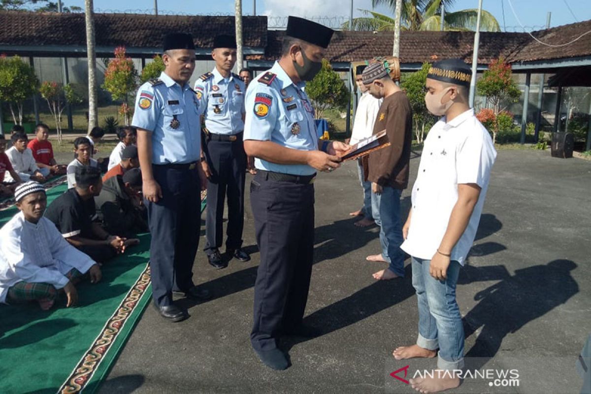82 napi di Lapas Tanjung Pandan terima remisi khusus Idul Fitri
