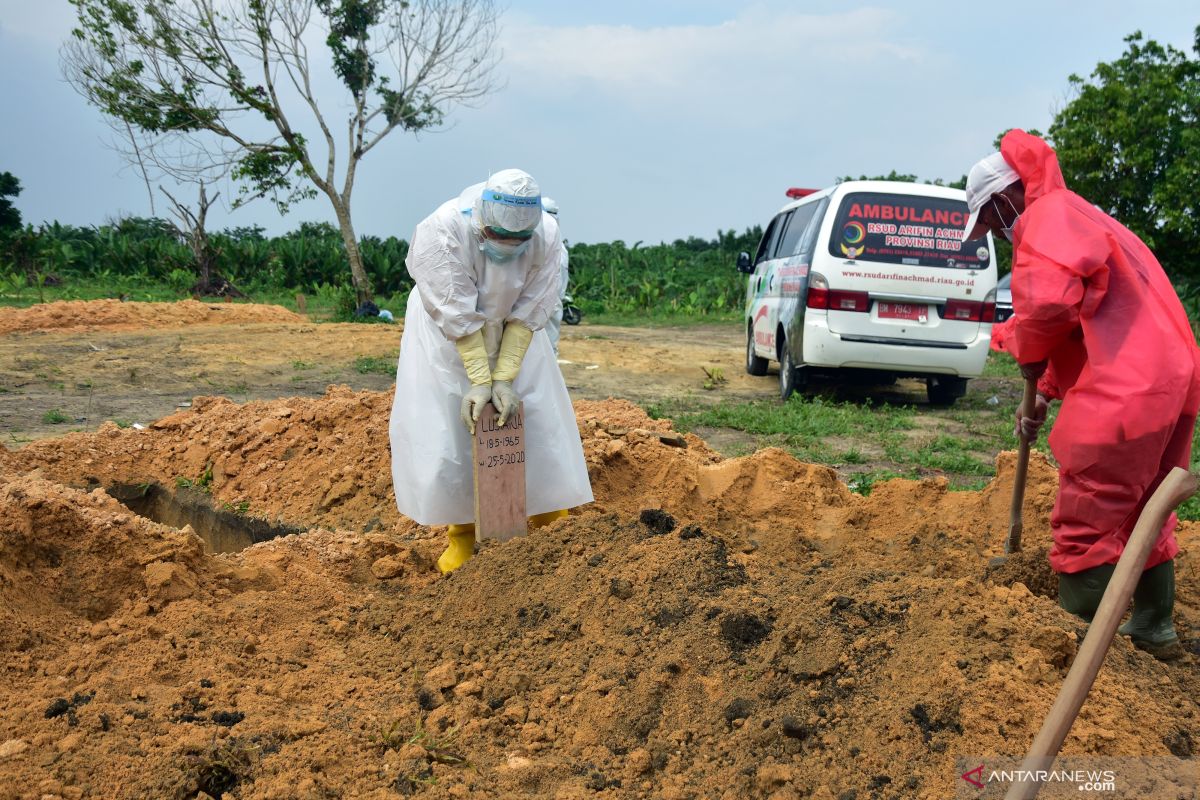 Waspada walau kasus COVID-19 Riau melandai, masih makan korban tiga tewas