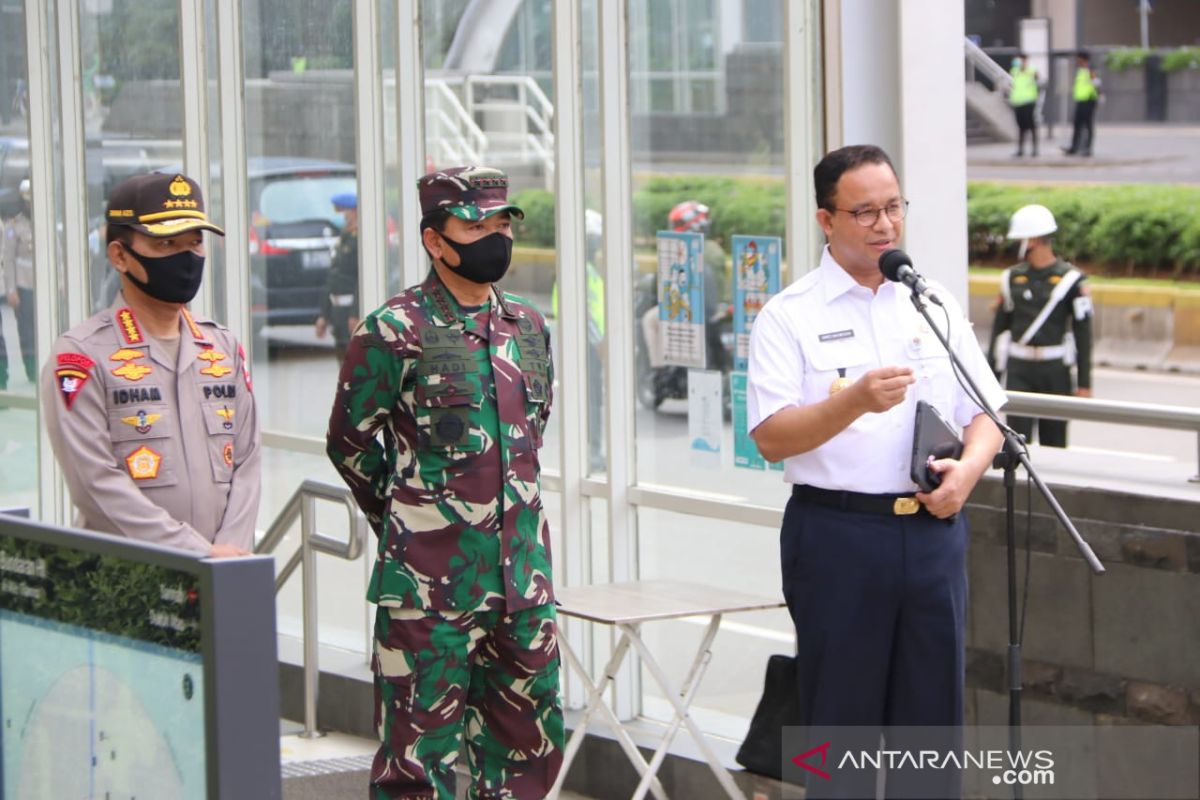 Anies: Sudah tidak relevan Jakarta disebut zona merah