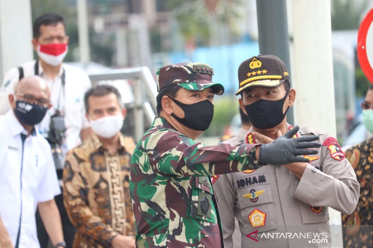 Normal baru, TNI-Polri Babel belum terima arahan mendisplinkan masyarakat