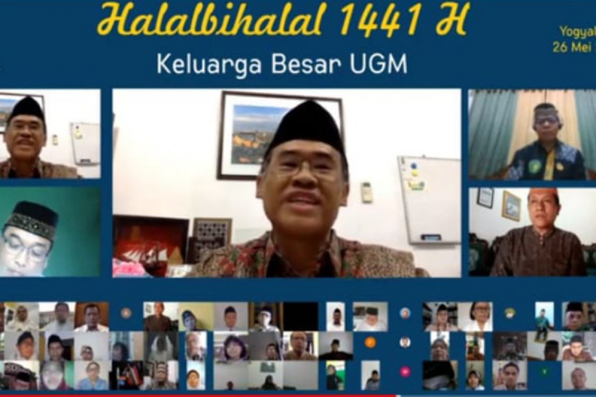 UGM menggelar halalbihalal secara virtual hindari penyebaran COVID-19