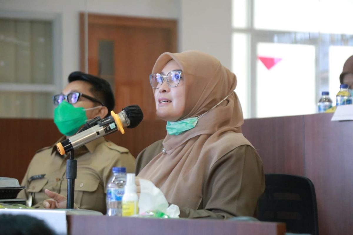 Bupati Pandeglang halal bihalal gunakan konferensi video