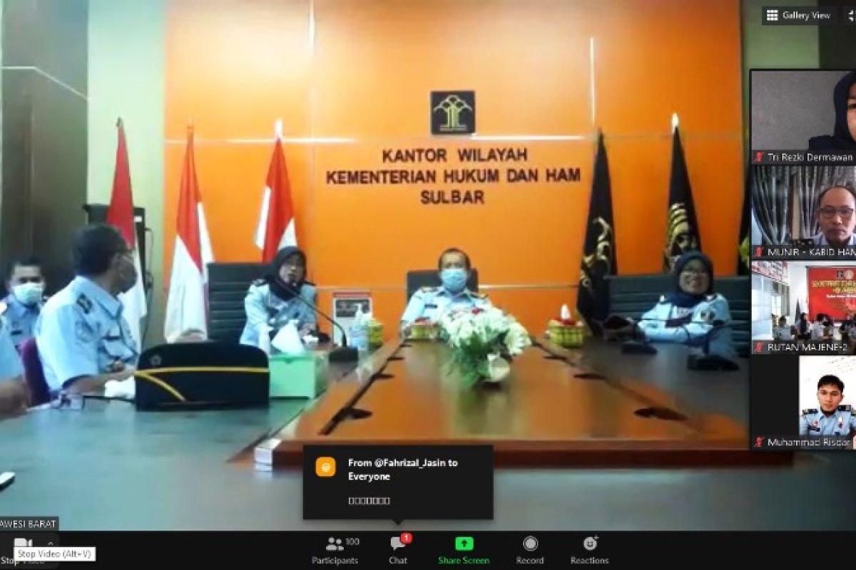 Kemenkumham Sulbar dorong ASN tetap produktif hadapi era normal baru