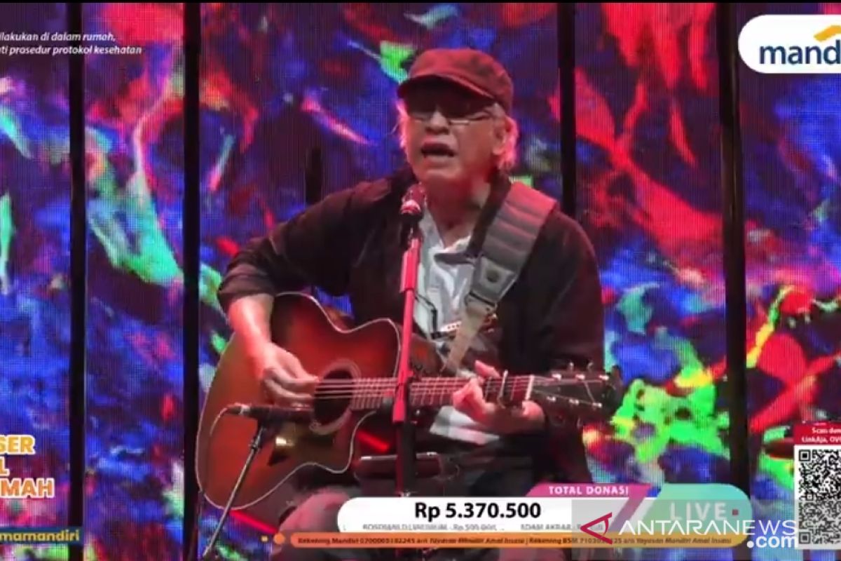 Iwan Fals gelar konser amal bantu masyarakat terdampak pandemi COVID-19