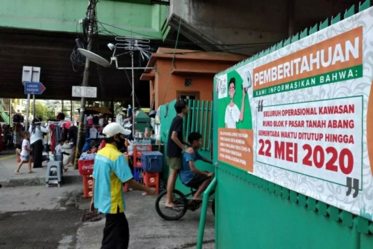 Hoaks, video Tanah Abang dipadati saat PSBB