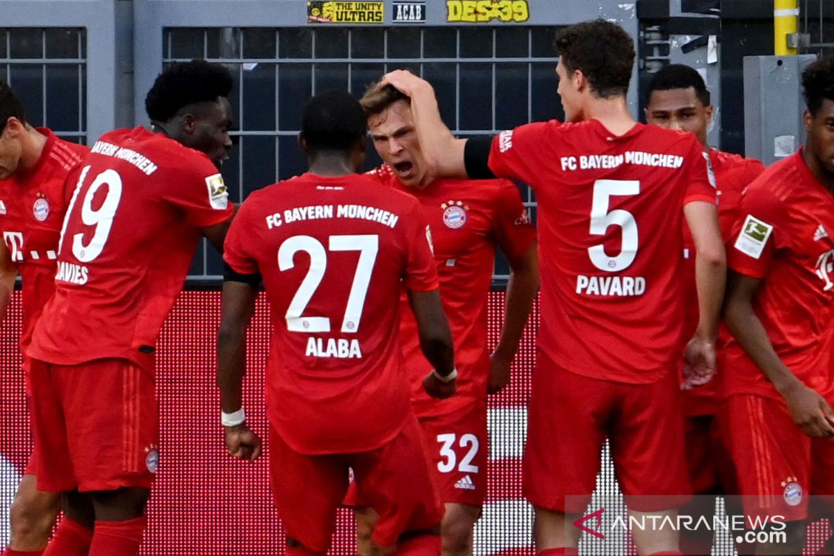 Gol cantik Kimmich amankan kemenangan tipis Bayern atas Dortmund 1-0