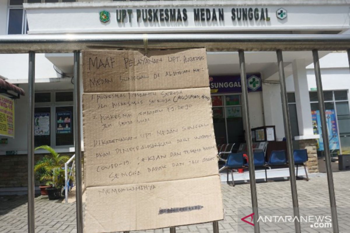 Puskesmas di Medan ditutup karena pegawainya terpapar COVID-19