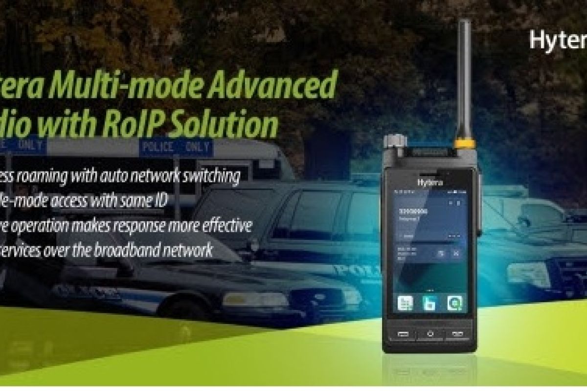 Hytera multi-mode advanced radios with RoIP solution enhance public safety response