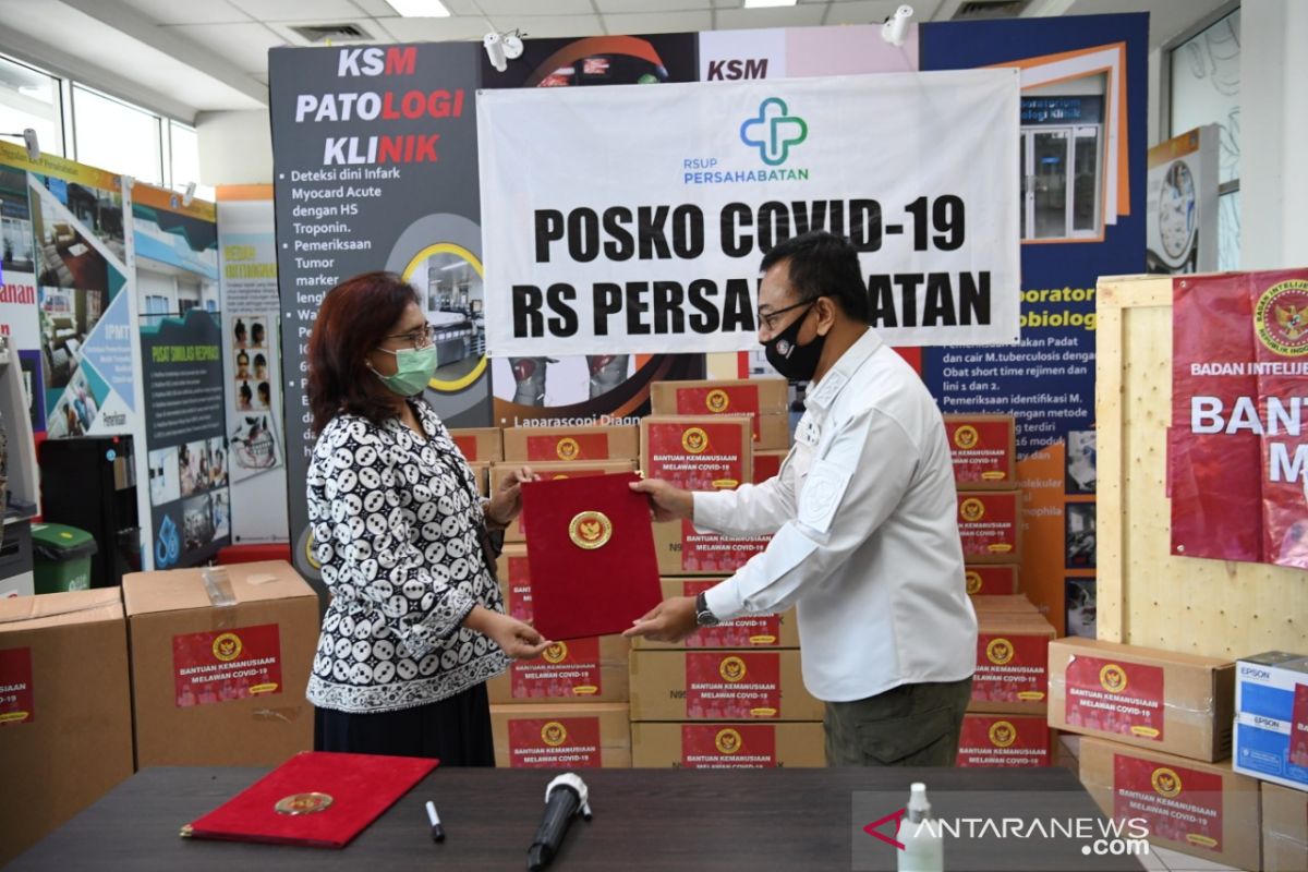 BIN bantu RSUP Persahabatan peralatan medis penanganan COVID-19