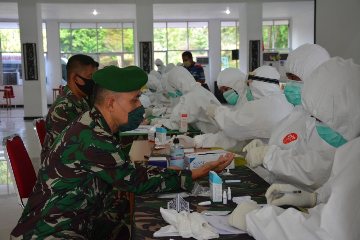 Kodam XVII/Cenderawasih gelar "rapid test" cegah COVID-19