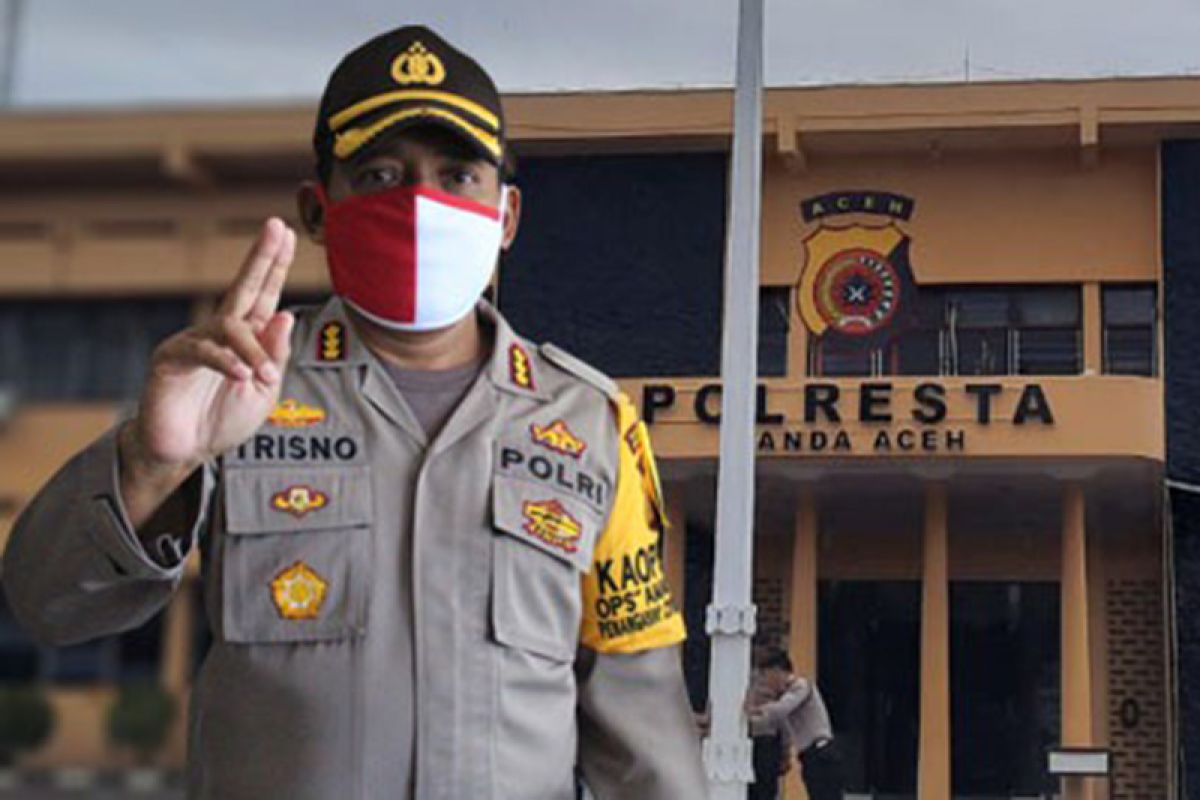 Tidak pakai masker, polisi di Banda Aceh terancam hukuman disiplin