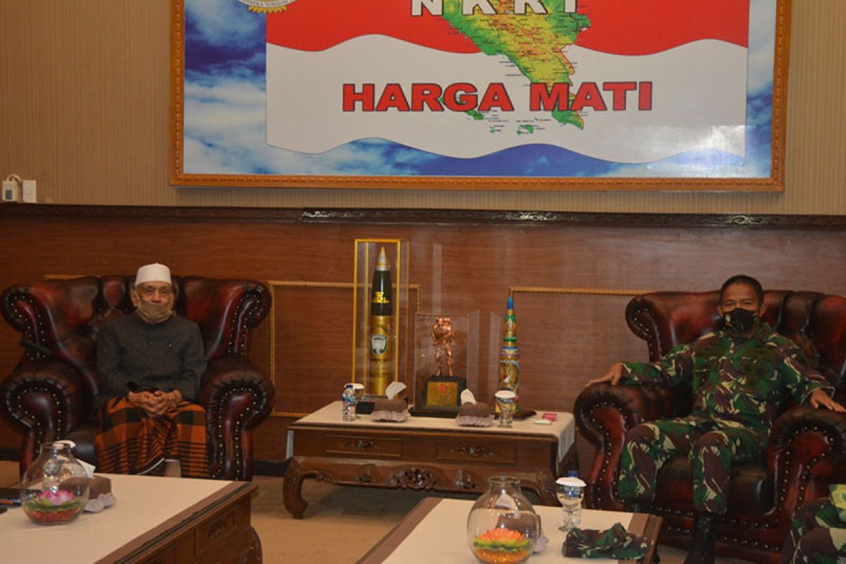 Pangdam Iskandar Muda siap bersinergi dengan ulama Aceh