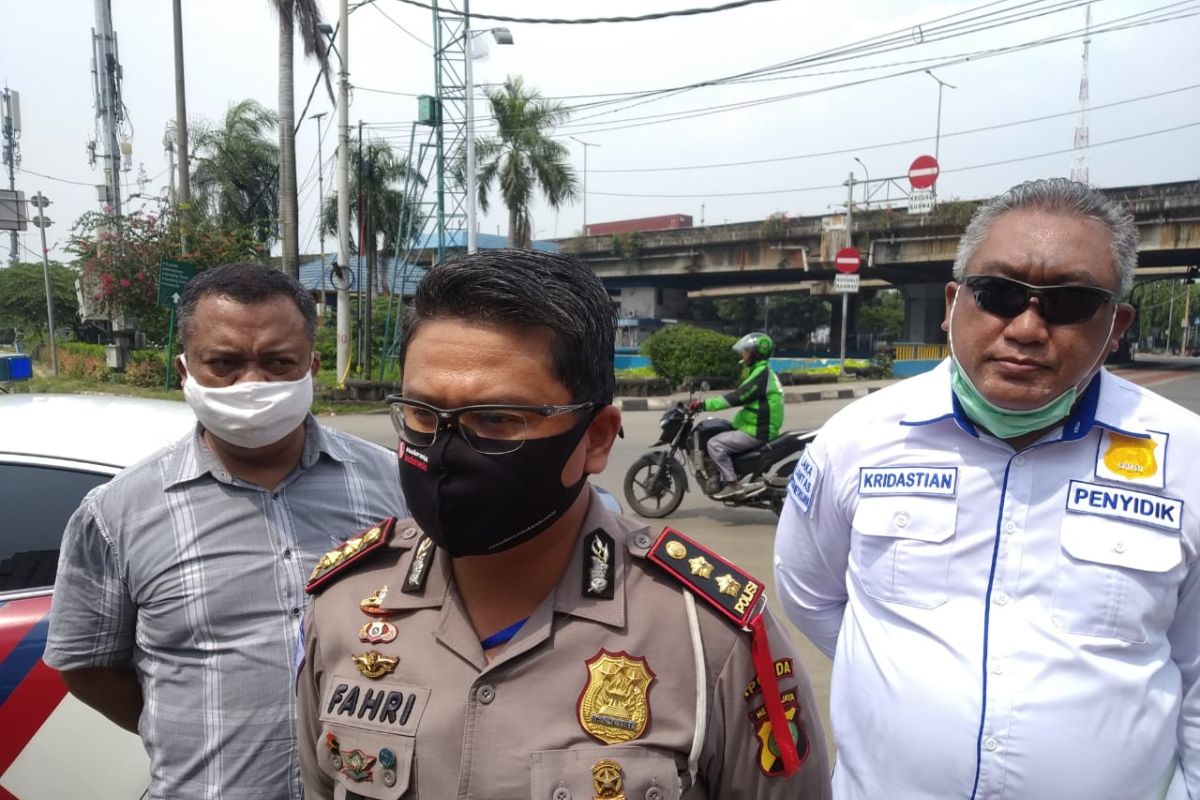 Sopir bajaj tersangka tabrakan dengan bus Transjakarta