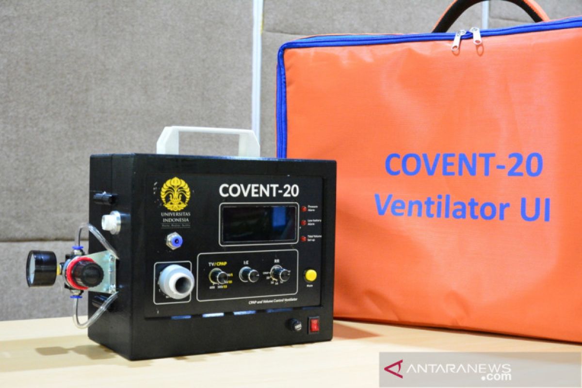 Dua produk ventilator pasien COVID-19 dapat izin edar