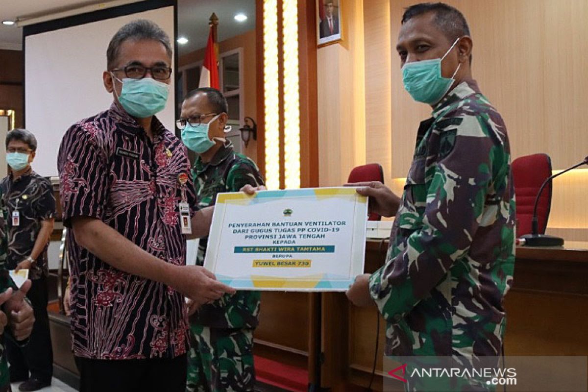 15 rumah sakit di Jateng terima bantuan ventilator