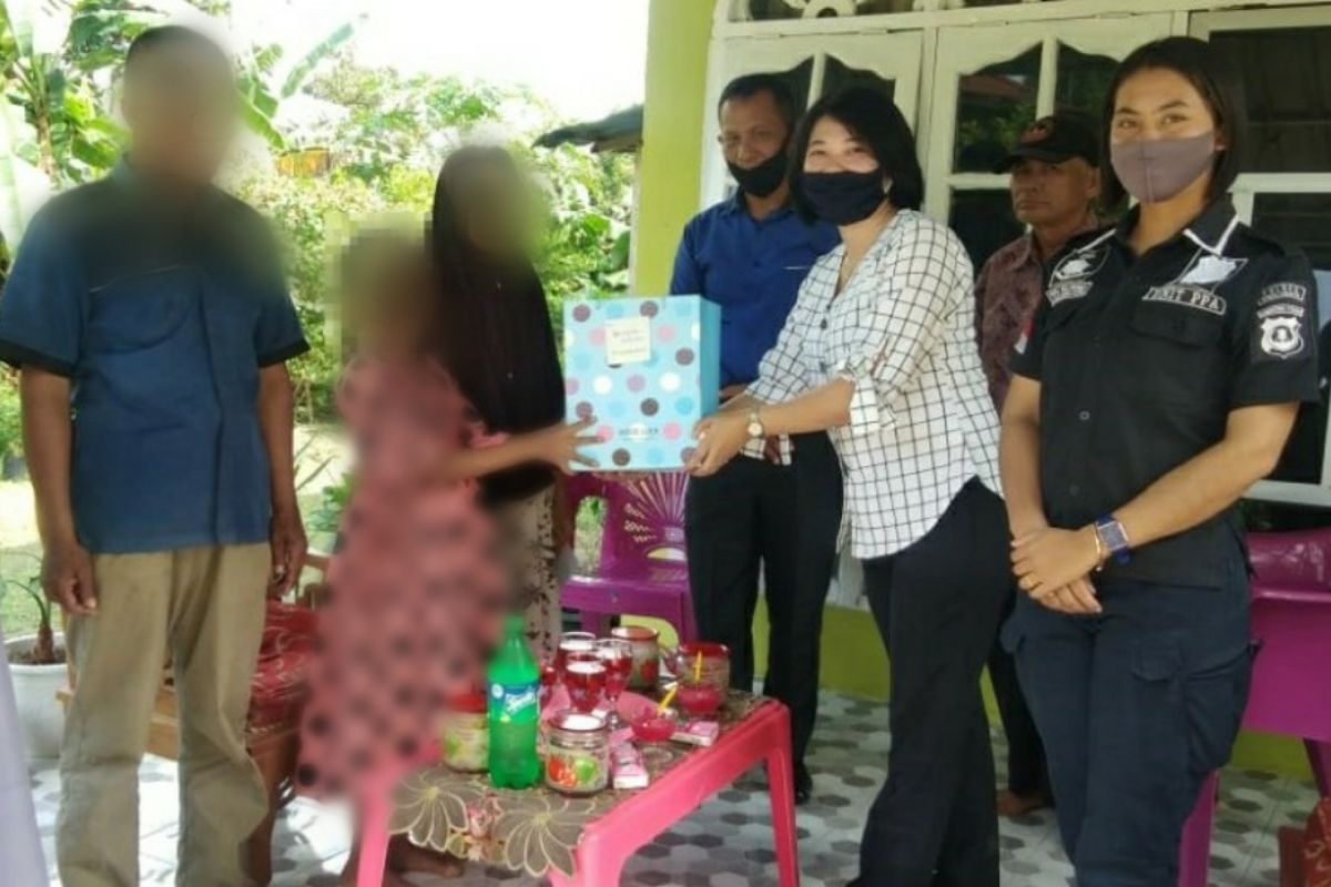 Empati Bhayangkari Simalungun untuk korban pencabulan