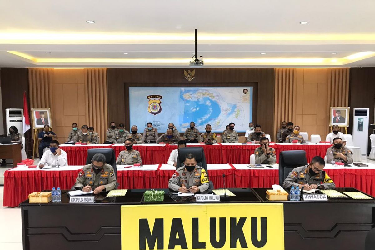Kapolda: Empat daerah di Maluku sasaran disiplin protokol kesehatan