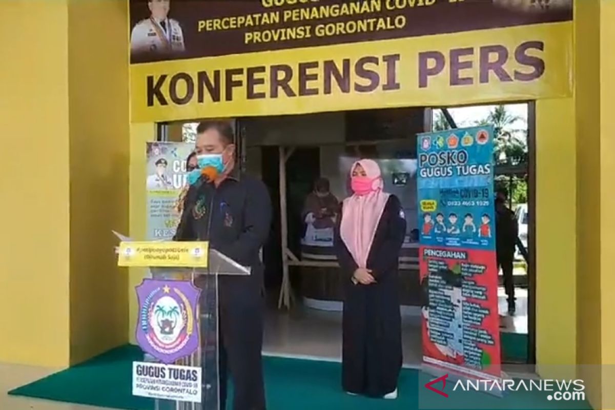 Pasien positif COVID-19 di Provinsi Gorontalo bertambah lima orang