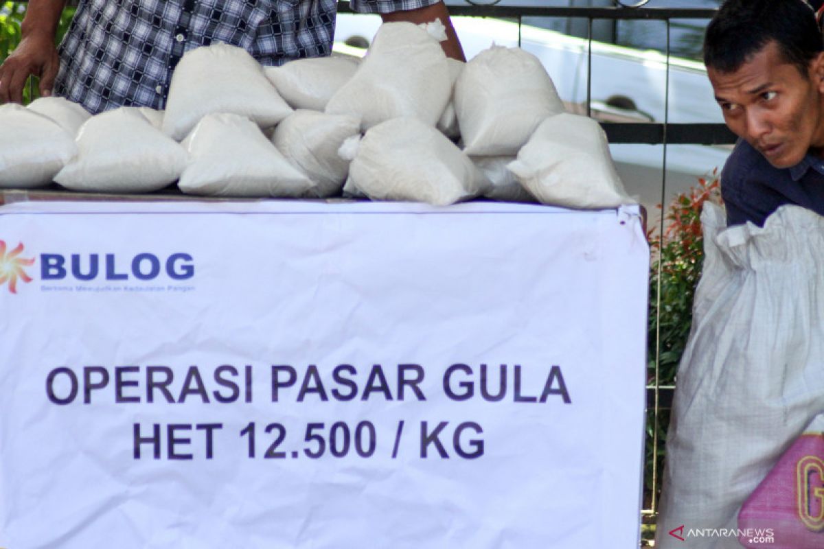 Operasi Pasar Bulog bantu "tarik" harga gula berangsur normal