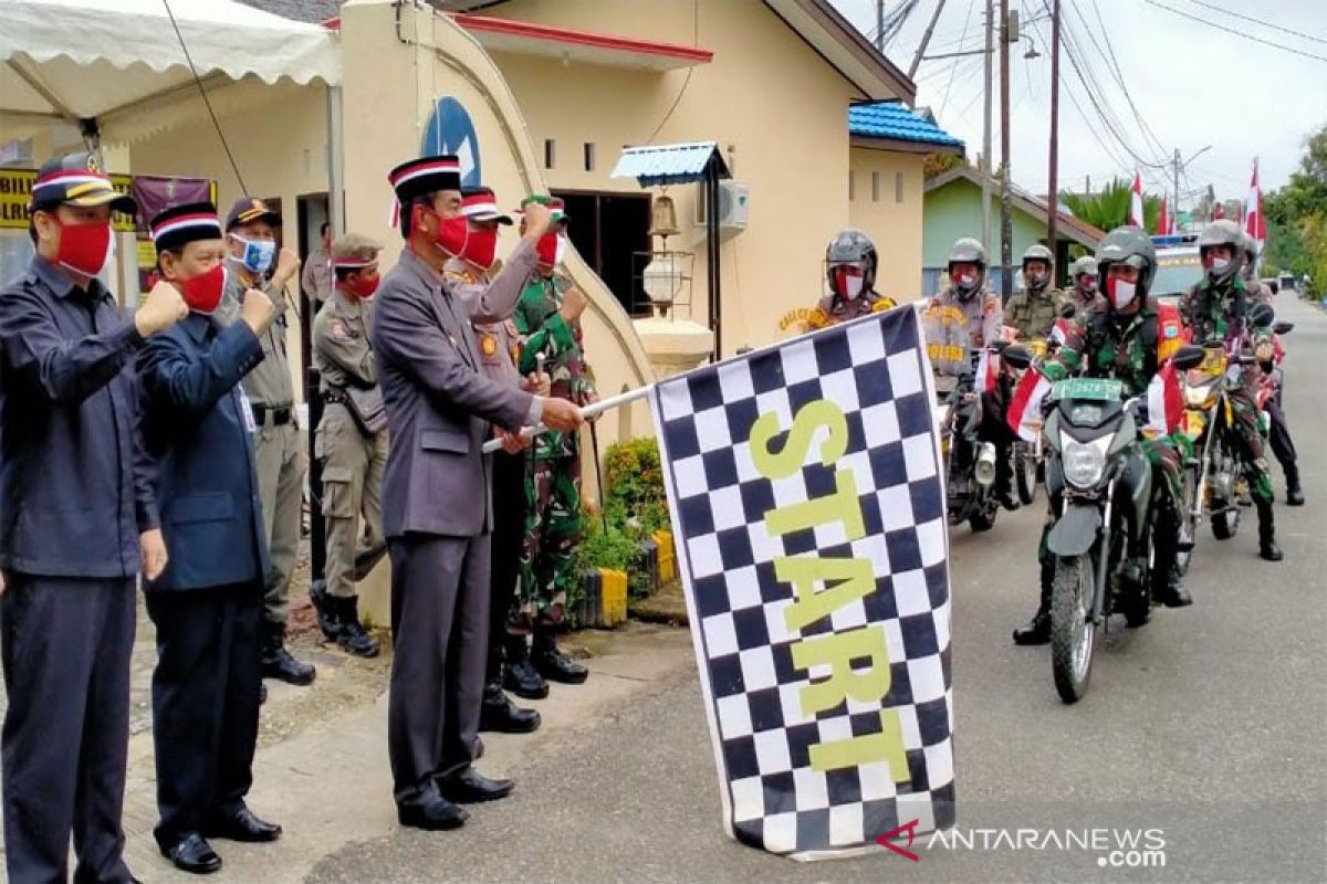 Wabup Barito Utara lepas penyaluran  beras bantuan Polri