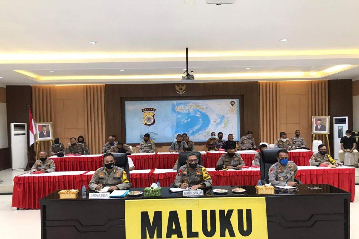 Polda Maluku bahas persiapan pilkada empat kabupaten