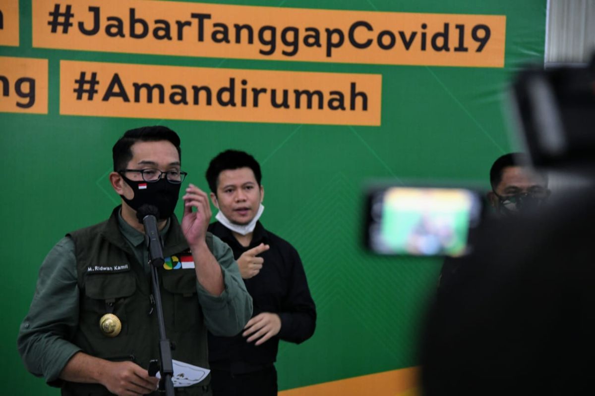 Ridwan Kamil: Jabar nol zona merah COVID-19