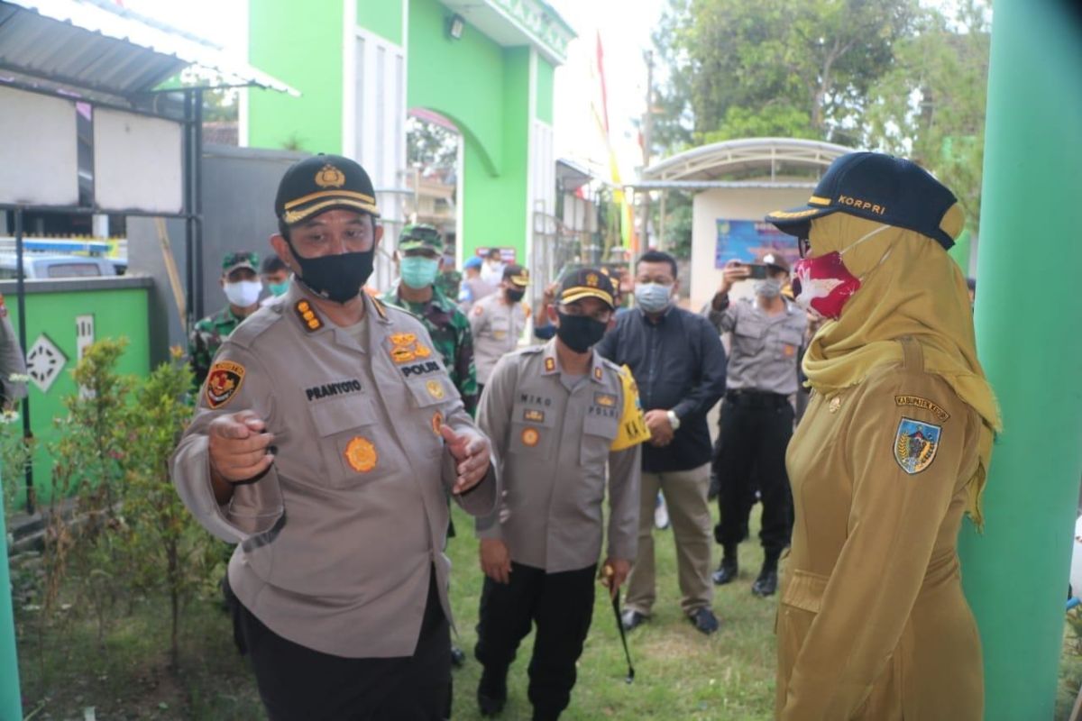 Polda Jatim tinjau kesiapan kampung tangguh di Kediri